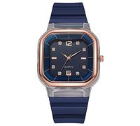 Reloj de pulsera de cuarzo con esfera y correa de silicona para hombre y mujer, Ft500wc-5bv, C, talla única