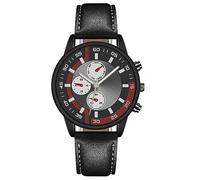 Reloj de pulsera de cuarzo con flecos creativos de aleación, para hombre, con esfera grande, relojes para hombre, rosso, A