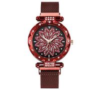 Reloj de pulsera de cuarzo, relojes de pulsera para mujeres y mujeres mayores, hot pink, talla única