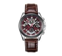 Reloj de pulsera de cuarzo WeiYaQi 89032 con correa de cuero