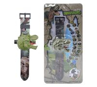Reloj De Pulsera De Dinosaurio - Reloj De Pulsera Digital Electrónico Creativo para Niños | Reloj con Proyector De Dinosaurios, Reloj De Dinosaurio con Proyección, Juguetes Educativos De Aprendizaj