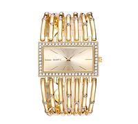 Reloj de pulsera de moda para mujer de Europa y los Estados Unidos, pulsera de amor que se ilumina, dorado, One Size