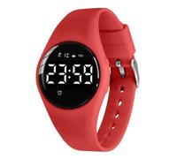 Reloj de Pulsera Digital con podómetro, vibración, Alarma, Distancia, cronómetro y Ejercicio, Resistente al Agua, Recargable, para Actividades al Aire Libre, para niños y niños