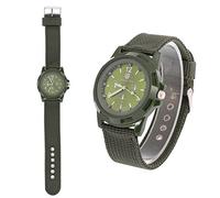 Reloj de pulsera digital electrónico para hombre Reloj de pulsera resistente para mujer de moda de nylon Relojes de pulsera de moda de moda masculina(Army Green)