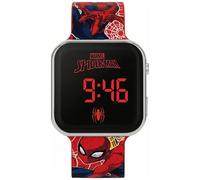 Reloj de Pulsera Digital LED Niño, para Spiderman Fan, Función Fecha, Formato 12/24 Horas, Gadget Oficial, Regalo, Correa Ajustable