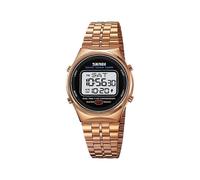 Reloj de pulsera digital multifuncional 1882 para hombre, de acero inoxidable, luminoso, resistente