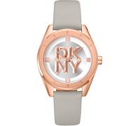 DKNY Reloj de Cuarzo Chambers Midi Cuarzo 5 ATM, Gris, Talla única, Moderno