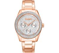 DKNY Reloj de Cuarzo Chambers Multi Glitz 5 ATM, Oro Rosa, Einheitsgröße, Moderno