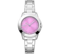 Reloj de pulsera dkny - dk1l021m0045 correa color: gris plata dial ros