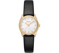 Reloj de pulsera dkny - dk1l126l0025 correa color: negro dial gris pla