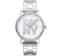 Reloj de pulsera dkny soho logo - dk1l035m0045 correa color: gris plat