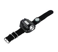 Reloj de Pulsera LED Con 4 Modos y Linterna - Pantalla LED Recargable USB Portátil - Pulsera de Nailon Ajustable Para Deporte, Iluminación Al Aire Libre, Paseo Nocturno, Camping y Senderismo