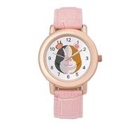 Reloj de pulsera para mujer con diseño de conejillo de indias, diseño de caricaturas, regalo para cumpleaños, día de San Valentín, Estilo:, regular, MHXYZHW