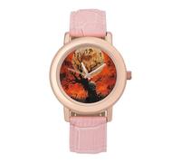 Reloj de pulsera para mujer, diseño de calavera de muerte, árbol y luna, lápida, correa suave, regalo para cumpleaños, día de San Valentín