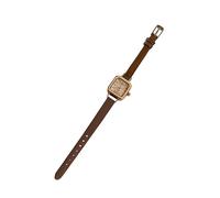 Reloj de pulsera para mujer, ligero, pequeño, exquisito, de alta calidad, temperamento femenino, reloj de pulsera para hombre, marrón, One Size