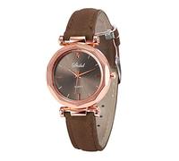 Reloj de pulsera para mujer, reloj de cuarzo, analógico, correa de acero inoxidable, correa de piel sintética, regalo de cumpleaños, moda, niñas, mujeres, madre, mejor amiga, mujer, reloj de pulsera,