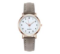 Reloj de pulsera para mujer, reloj de cuarzo, analógico, correa de acero inoxidable, correa de piel sintética, regalo de cumpleaños, moda, niñas, mujeres, madre, mejor amiga, mujer, reloj de pulsera,