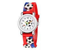 Reloj de pulsera para niños con diseño de cuarzo 3D para niños, rosso, One Size