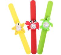 Reloj de Pulsera para Niños de Plástico, Pack de 3, Animales Marinos