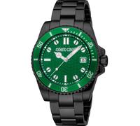 Roberto Cavalli Reloj Analógico para Hombre de Cuarzo con Correa en Acero Inoxidable RC5G129M0085