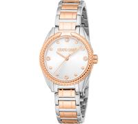 Roberto Cavalli Reloj Analógico para Mujeres de Cuarzo con Correa en Acero Inoxidable RC5L118M0085