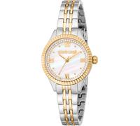 Roberto Cavalli Reloj Analógico para Mujeres de Cuarzo con Correa en Acero Inoxidable RC5L124M0085