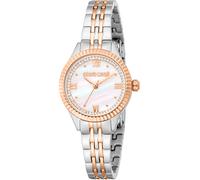 Roberto Cavalli Reloj Analógico para Mujeres de Cuarzo con Correa en Acero Inoxidable RC5L124M0105