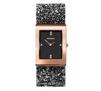 Reloj de pulsera Sekonda Seksy Rocks 2581 analógico con cristales Swarovski y correa de piel para mujer