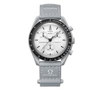 Reloj de pulsera Swatch Moonswatch Omega x 1965 de biocerámica, gris