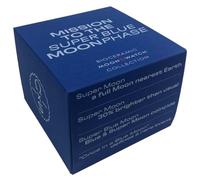 Swatch Reloj de pulsera MoonSwatch Omega x Mission to the superblue Moonphase, turquesa, Correa