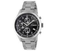 Reloj de pulsera unisex Timex Dress TW2Y01400 de cuarzo resistente al agua de 50 m, esfera negra, acero inoxidable [importación paralela], Negro 10 piezas