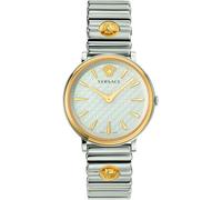 Reloj de pulsera versace - ve8101419 correa color: gris plata oro amar