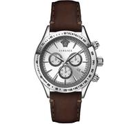 Reloj de pulsera versace - vev700119 correa color: chocolate dial gris