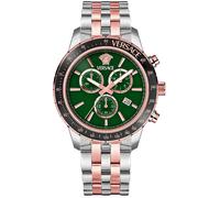 Reloj de pulsera versace - vezca0424 correa color: gris plata oro rosa