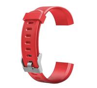 Reloj de repuesto de muñeca muy ajustado para ID115 Fitness 5 colores correa de actividad reloj de trabajo para hombres (rojo, talla única)
