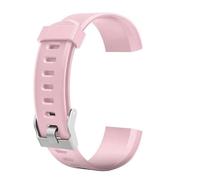 Reloj de repuesto de muñeca para ID115 Fitness con correa de 5 colores para actividades para parejas para él y ella, rosa, One Size