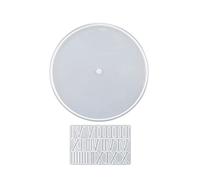 Reloj de resina para decoración de pared, números artísticos, de silicona, para colgar en la pared, para manualidades, regalos, fondant, horneado, epoxi