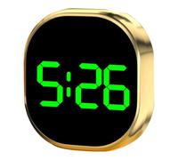 Reloj de salpicadero de coche, pieza de tiempo digital resistente, pantalla LCD jumbo, montaje autoadhesivo, accesorio automotriz compacto para camión, camión, RV, interior 1,5 x 1,42 x 0,39