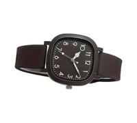 Reloj de Silicona genérico - Correa Impermeable | Reloj de Resistente al Agua en Color sólido - para Deportes, cumpleaños, Lugar de Trabajo, desplazamientos, Madre, Novia, Negro, Se référer au