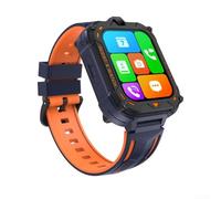 Reloj de teléfono para niños con conexión 4G, características de posicionamiento LBS y cámara HD para capturar los momentos de la vida de forma segura (naranja)