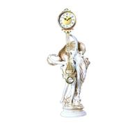 Reloj de tribuna de Piso Reloj de pie de Piso, Reloj de pie Reloj de pie analógico de Metal Reloj de pie de Piso analógico Café Decoración del hogar Reloj de Sala de Estar