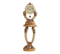 Reloj de tribuna de Suelo Reloj de pie Retro, Estatua de Resina, Reloj, Adornos Decorativos for Sala de Estar, Reloj de pie, Reloj Reloj de salón