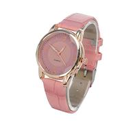 Reloj de vida impermeable azul de alta gama de cristal Distinguished Quartz Women's Watch Watch Candy, Rosa., talla única