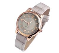 Reloj de vida impermeable azul de alta gama de cristal Distinguished Quartz Women's Watch Watch Candy, gris, talla única