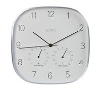 Reloj decorativo de aluminio tiene un ø28,5cm