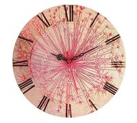 WELL HOME MOBILIARIO & DECORACIÓN Reloj Decorativo MDF Estilo Rosa