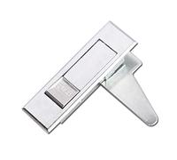 Reloj decorativo retro, Cerradura electrónica for gabinete con botón pulsador y pasadores de seguridad de aleación de zinc, paquete de 4, multicolor(4sets-white-a)