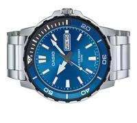 reloj deportivo buceo hombre Casio Duro Marine Monster Sports MTD-125D-2A1 45.6mm 100m WR correa de acero