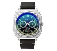 Reloj deportivo con correa de tres ojos, decoración de comercio exterior, reloj deportivo de cuarzo, A, One Size