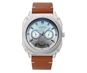 Reloj deportivo con correa de tres ojos, decoración de comercio exterior, reloj deportivo de cuarzo, F., One Size
